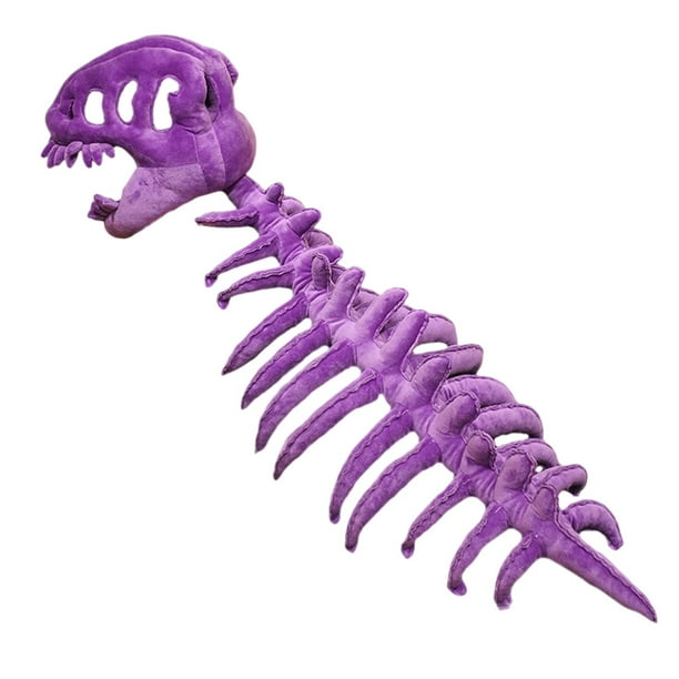 Disfraz de esqueleto de dinosaurio para niños y niñas. Disfraz creativo en 3D para fiestas y festivales. Púrpura