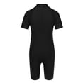 thumbnail image 2 of YiZYiF Kids Girls One-piece Short Sleeves Swimming Jumpsuit Zippered Bathing Suit Rash Guard, 2 of 7