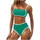 thumbnail image 1 of Trajes de Baño para las Mujeres con Impresión de Leopardo Cintura Alta, Bikini Sexy Dividido con Almohadillas Extraíbles, 1 of 9