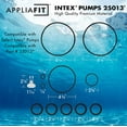 thumbnail image 2 of GFDYREE Kit de Joints Toriques Compatible avec Intex 25013 pour Pompes de Filtre à Sable Intex, Inclut des Vannes de Libération d'Air - Lot de 1 (12 Pcs), 2 of 6