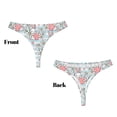 thumbnail image 3 of Fotbe Cute Rabbit And Heart Tanga Sin Costuras para Mujer con Estampado – Panties Invisibles, Transpirables y Cómodos para Uso Diario-3X-Large, 3 of 6