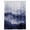 Blue, variant on Navy Blue Ombre Mountain Waterproof Fabric Shower Curtain,Nature Abstract Art Marble Waterproof Fabric Shower Curtain for Bathroom Curtains Bathtubs Hotel Shower Curtains with 12 Hooks Long 72x78in