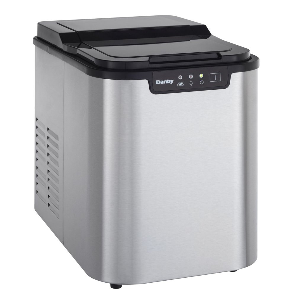 Danby Portable Ice Maker in Stainless Steel