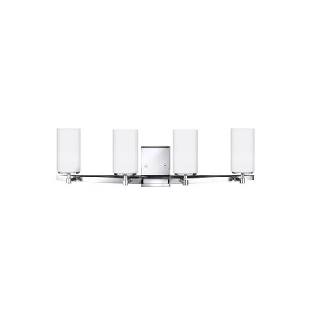 

Sea Gull Lighting - Alturas 4-Light Bath Vanity in Transitional Style Chrome