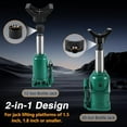 thumbnail image 2 of 2-in-1 Bottle Jack Adapter Lifting Saddle High Strength Hydraulic Jack Adapter Hydraulic Lifting Saddle Compatible with 12-ton 20-ton Bottle Floor Jack for 3 Inch 4 Inch Axle Tube, 2 of 9