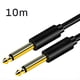 thumbnail image 2 of Cable de Audio Jack de 6,5 mm Cable Auxiliar Jack Macho A Macho de PVC 6,35 para Amplificador Mezclador de Guitarra Bajo 6,35 Mm, 10 Metros, 2 of 5