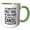 Green/White, variant on 3drose, Funny Adulthood Quote. Cancel My Subscription., 11oz Two-tone Yellow Mug
