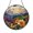 Acrylic 3.5 Inch, variant on Country Pastoral Meadow Suncatcher Circle Window Panel Ornament Decor