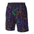 thumbnail image 2 of Yiaed Chemistry Science Print Men's Swim Trunks with Lining Quick Dry Sports Shorts Beach Shorts Boardshorts-Large, 2 of 5