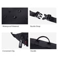 thumbnail image 3 of Irfora Mujeres Hombres Riñonera negra con bolsillo con cremallera Correa ajustable Bolsa de cinturón multiusos Bolsa de hombro Bolsa Bolsa de pecho para gimnasio Fitness Entrenamiento Viajes Irfora Cangurera, 3 of 7