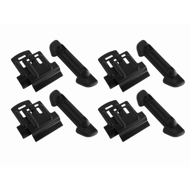 Yakima Roof Rack Mounting Kit 8006011 RidgeClip; Component Clip For Yakima Roof Rack; Black; Powder-Coated Stainless Steel