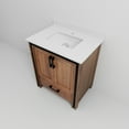 thumbnail image 6 of Ziva 30 in W x 22 in D Rustic Barnwood Bath Vanity and Cultured Marble Top, 6 of 8