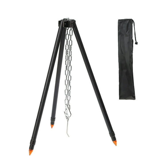 RUISINERY Heavy Type Camping Tripods For Outdoor Cooking Portables Grills Stand With Regulable Height For Campfires Families