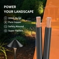 thumbnail image 6 of SUNVIE 12/2 Low Voltage Landscape Wire 250FT Outdoor Light Cable 12 Gauge 2 Conductors, Pure Copper, 6 of 9