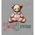 thumbnail image 5 of Teddy Dreams Boy's Heather Gray Long Sleeve Hoodie-Medium, 5 of 6