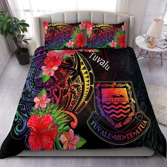 Juego de cama Tuvalu - Estilo hippie tropical