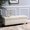 Ivory, variant on Storage Ottoman in Teal PU Material / Suits Home Offices