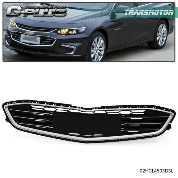 Front bumper lower grille fits for Chevrolet Malibu 16 - 17 4 door honeycomb mesh -