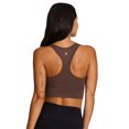 thumbnail image 2 of RBX Active Women's Buttery Soft Fitted Cropped Racerback Sports Bra Tank Top With Shelf Bra, 2 of 3