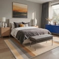 thumbnail image 5 of 2.5X8 Runner Rug Machine Washable, Kitchen Runner Rug for Floor and Hallway, Non Slip Throw Area Rug with Rubber Backing for Living Room、 Entryway、Bedroom and Dining Room, 5 of 6
