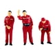 thumbnail image 3 of Figuras de personas de gasolinera en miniatura, 3 piezas, 1/64, esculturas humanas pintadas, regalo de simulación rojo, 3 of 9