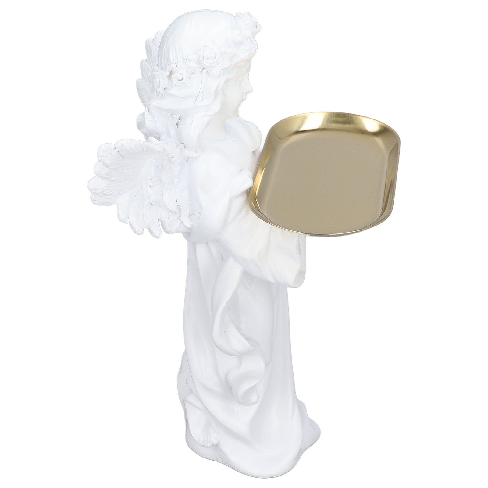 置物 angel Rongfmy Angel Statue Cherub Figurine Dressing Table Necklace Angel