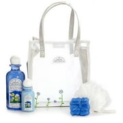 Sarah Michaels Flower Embroidery Bag Bath Set