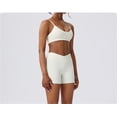thumbnail image 4 of Traje de yoga de manga corta de secado rápido for mujer, pantalones cortos deportivos for correr y entrenar, traje de fitness con sujetador., 4 of 7