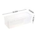 thumbnail image 2 of Refrigerator Side Storage Box Transparent 1950ml Noodle Storage Box with Good Seal Lock Design Capacity Rectangular Kitchen Groceries Container Noodle, 2 of 8