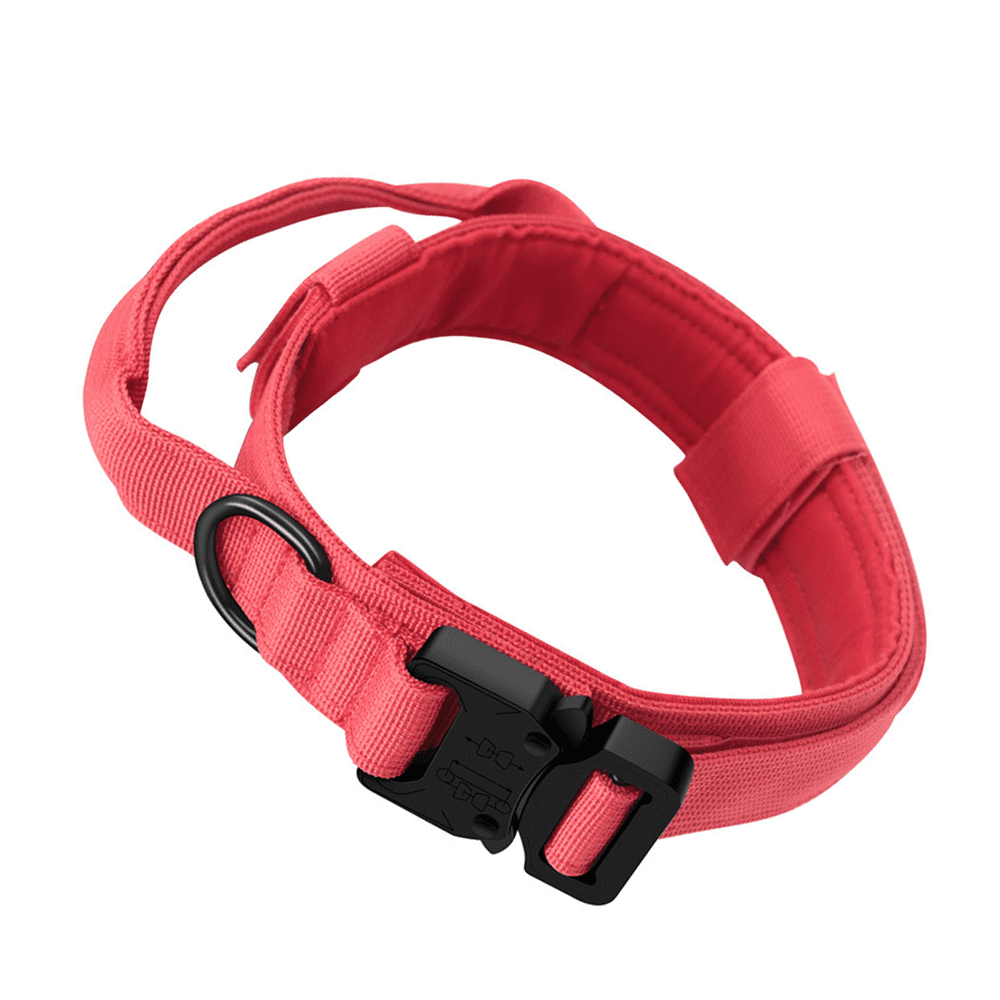 Tactical Dog Collar K9 Pet Dog Heavy Military Style Dog Collar Metal Clasp For Quick Release