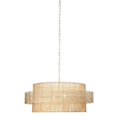 thumbnail image 6 of Jamie Young Co Concentric Coastal Handcrafted Rattan Pendant in Natural, 6 of 8