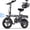 48V 10.4AH-Grey, variant on INSDRGN Electric Folding Bike for Teenager and Adults, 10.4AH 48V Battery 14" Electric Bike 500W Motor, 28 Miles Range, Mini Ebike for City Commuter, UL2849