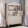 thumbnail image 5 of Evolur Aurora Hutch and Bookcase, Dusty Rose, 5 of 9