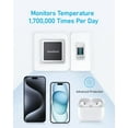 thumbnail image 5 of Anker Magnetic Power Bank 10,000mAh, Wireless Portable Charger, 20W Fast Charging Battery Pack with USB-C, Magsafe-Compatible with Magsafe,iPhone 15/15 Plus/15 Pro/15 Pro Max, iPhone 14/13/12 Series, 5 of 6