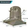 thumbnail image 4 of Manufacturer Varies Wall Mounted Water Heater Platform,50gal 50-SWHP-W, 4 of 5