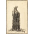 thumbnail image 2 of Adam Sandor Ehrenreich 13x18 Black Ornate Wood Framed Double Matted Museum Art Print Titled - Jewish High Priest, 2 of 5