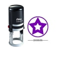 thumbnail image 1 of Round Self Inking Kids Teacher Stamp STAR Personalized Custom Shiny 20mm Rubber Mini Stamp, 1 of 1
