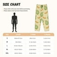 thumbnail image 2 of Pajama Pants Women, Funny Sweet Cantaloupe Sweatpants Soft Sleep Lounge Pants, Casual PJ Bottoms Pants with Pockets, 2 of 5