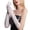 White, variant on Bmisegm Gloves for Women Black Short Lace Breathable Ice Silk Anti Sunscreen Touchscreen Driving Mittens Red
