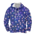 thumbnail image 2 of Sudadera con capucha para hombre, moderna, con cordón ajustable y bolsillo, estampada, deportiva y de ocio, sudadera con capucha, blusa de poliéster para hombre, 2 of 5