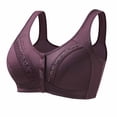 thumbnail image 2 of Kukoosong Bralette Bras for Women Fashion Plus Size Women's Seamless Ice Silk without Rims Gathered Breathable Adjustable Underwear Bra, Sizes 46BC, 2 of 5