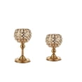 thumbnail image 1 of 2x soporte de cristal perfecl Candelabro Decoración Del Hogar 15cm 20cm, 1 of 5