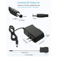 thumbnail image 2 of ALITOVE DC 12V Power Supply 1A 12W AC/DC Black Adapter 100~240V AC to DC 12 Volt Converter with 5.5 x 2.5mm 2.1mm Plug for LED Strip Lights CCTV Security Camera, 2 of 7
