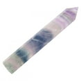 thumbnail image 3 of BOKYAN Single Pointed Colorful Fluorite Crystal Pillar Healing Meditation Quartz Stone Home Desktop Decorative Object 2.36-2.76 Inches / 6-7 cm Multicolored, 3 of 9