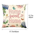 thumbnail image 3 of Lksixu Throw Pillow Covers, 18x18 Inch Hydrangea Print Pillow Cases with Zipper, Soft and Breathable Velvet Pillowcases, Farmhouse Decorative Cushion Covers for Couch Sofa Bedroom & Living Room, 3 of 8