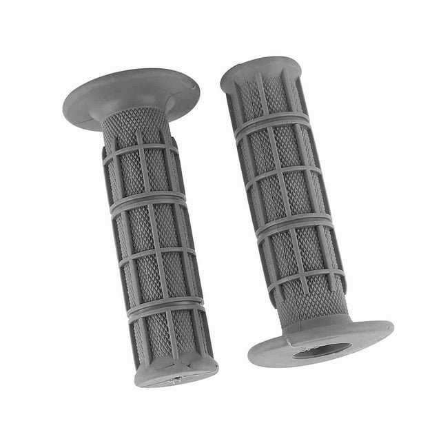 Comfortable Silicone Hand Grips Pair, Anti Skid Handlebars for Motorcycles, Fits Most with Grid Strip Design, Easy to Install, Low Temperature Resistant