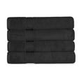 thumbnail image 2 of BNM Egyptian Cotton Luxury 4 Piece Bath Towel Set, Black, 2 of 5