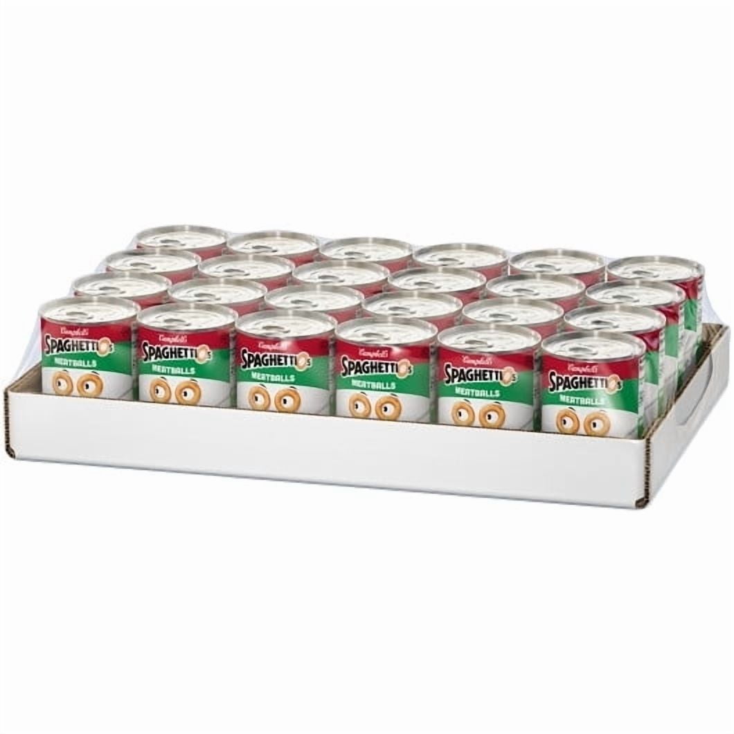 Campbells Spaghetti O s And Meatballs Pasta, 15.6 Ounces, 24 Per Case