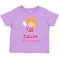 thumbnail image 3 of Inktastic Future Tennis Star Girl Girls Toddler T-Shirt, 3 of 5