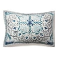 thumbnail image 2 of Better Homes & Gardens Blue Carved Medallion 5-Piece Comforter Set with Shams + Decorative Pillows, Full/Queen, 2 of 6